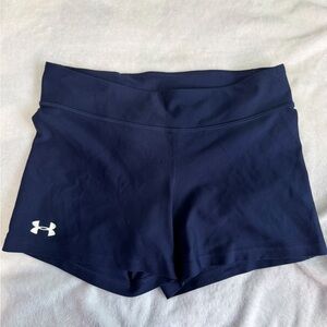 Under Armour Women's Dark Blue Athletic Shorts